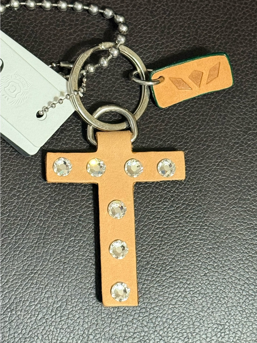 Consuela Iced Letter “T” Keychain/Bag Charm - Picture 4 of 5